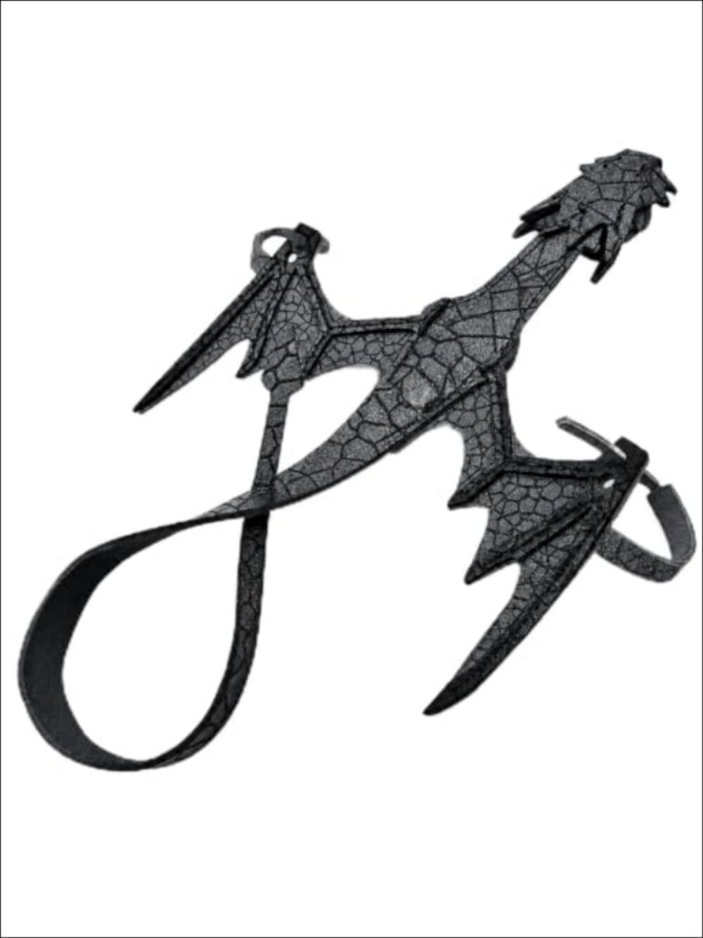 Faux Leather Finger Dragon Bracelet Adjustable Gothic Wrist Wrap
